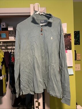 Ralph Lauren Sage Green Half-Zip Pullover